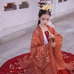  古风头像女唯美孤傲红衣孤寂伤感真人图片