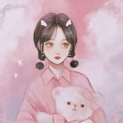  手绘女头像