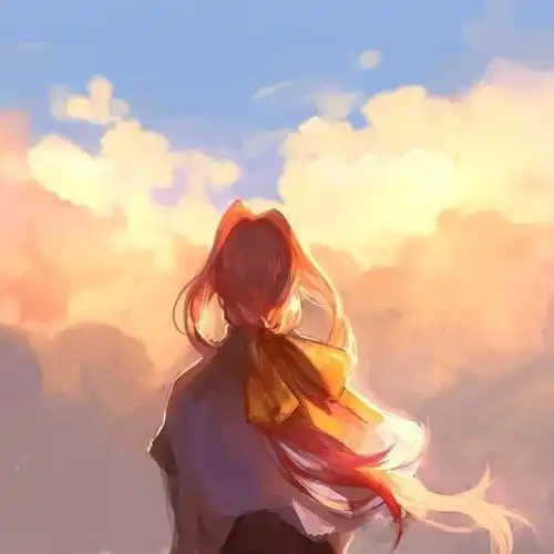 动漫女生头像保持期待,奔赴山海