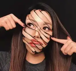  出现幻觉的彩妆火爆了全球,男生女生都要看看
