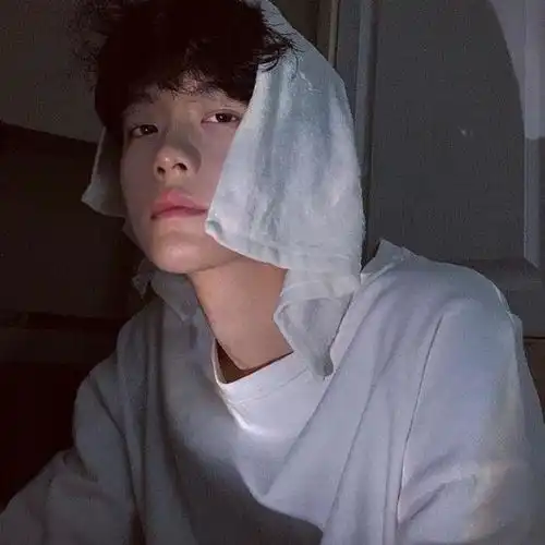 男生帅气侧脸500张头像