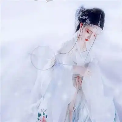 微信头像女头真人古风