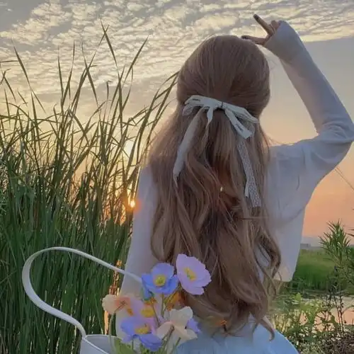 女生头像花朵唯美清新头