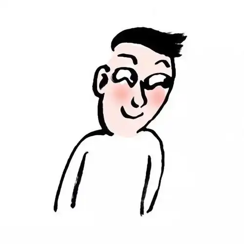 简约微笑头像案例
