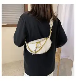  纪蔻秋冬高级感包包洋气质感女包新款2019网红胸包斜挎包女百搭ins潮