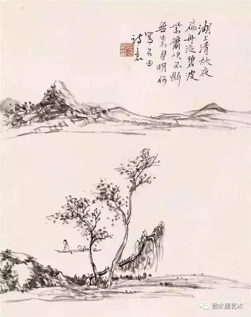  黄宾虹35岁的画