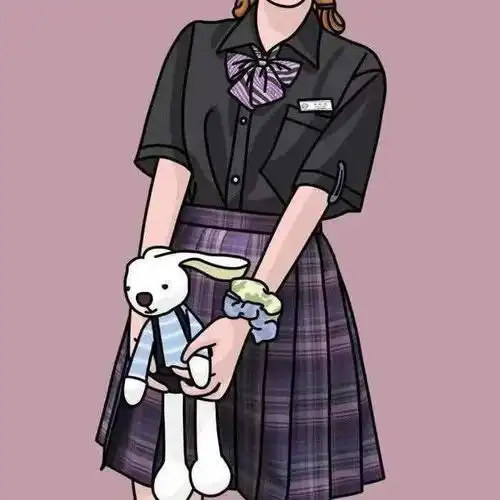  仙气jk漫画头像,小仙女必备