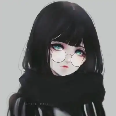 动漫头像女生冷酷霸气黑
