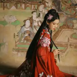  古风头像女唯美孤傲红衣孤寂伤感真人图片