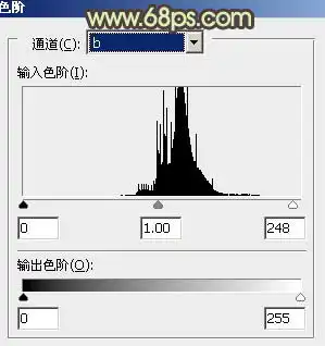  photoshop调出树林情侣图片甜美的粉黄色