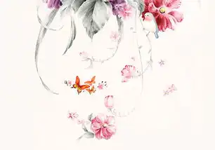 手绘唯美水彩花卉蝴蝶花鸟无框画装饰画图片设计素材高清模板下载83.92mb植物花卉装饰画大全