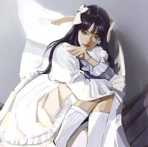 女生幸运头像图片手绘女
