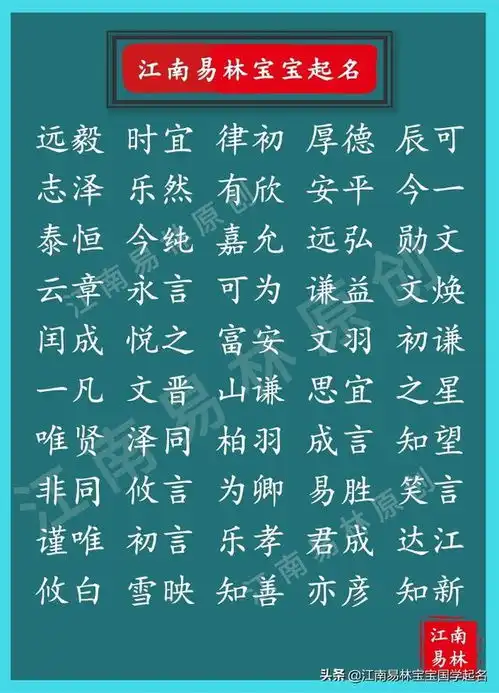  新颖大气的宝宝名男孩阳光自信,女孩温柔清新,充满父母期许