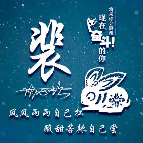  你的名字这样写更漂亮,3d高清签名版微信头像,帅气的你值得拥有