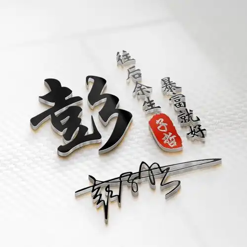  粉丝福利,应粉丝要求设计了十几款个性头像,首选艺术签名头像