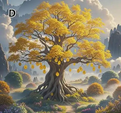  4棵摇钱树,你觉得哪个能招财测你不久的将来有没有横财到来
