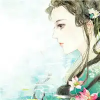  爱是两个人的不是自己的唯美古风卡通情侣头像一对