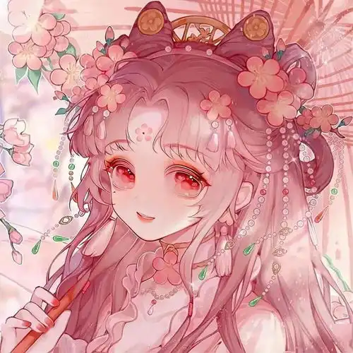  唯美浪漫系动漫女生头像