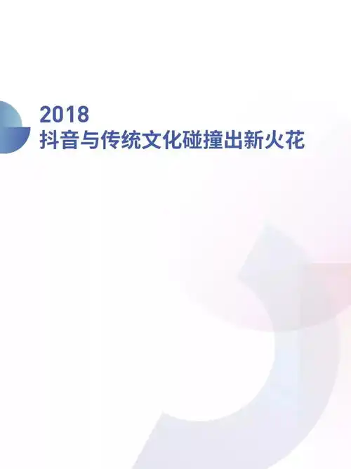  抖音2018年度数据报告完整版