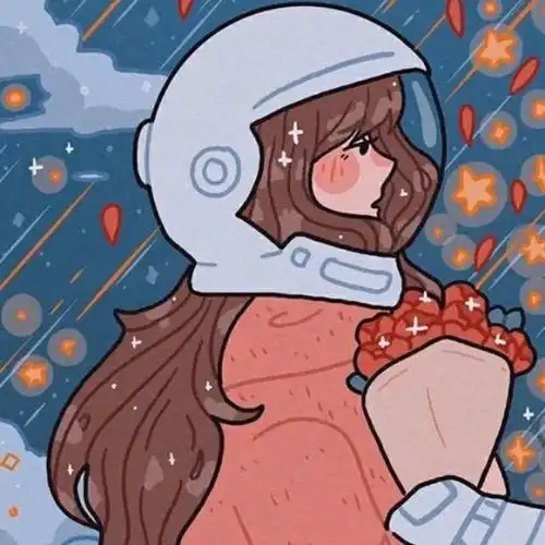  情侣头像丨宇航员