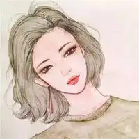  手绘女孩动漫水彩头像微信头像图片大全
