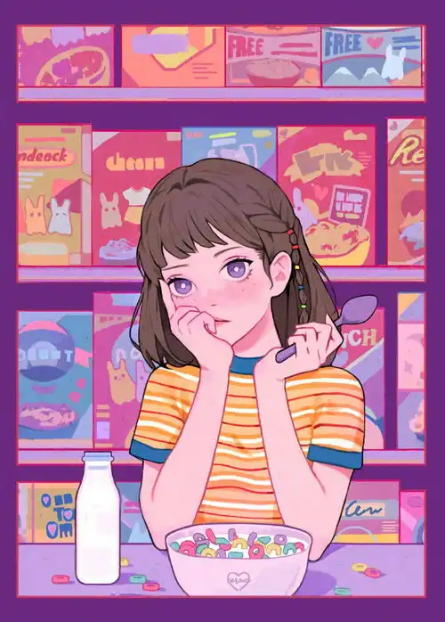  美女插画