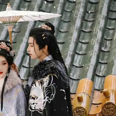 真人情头双人情侣头像古