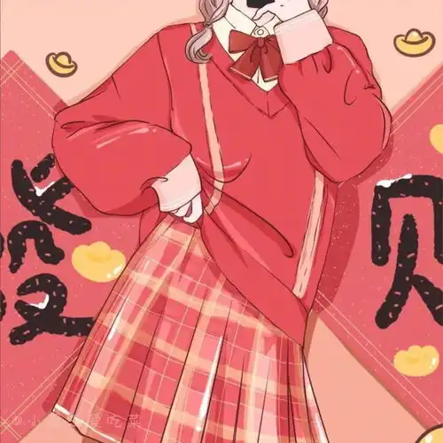  可可爱爱新年头像,好运2021适合大年三十的发圈文案