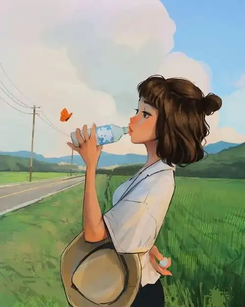  画师笔下的女孩们,狠狠戳中了我的审美点