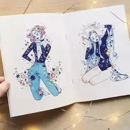  小清新插画,很适合做头像