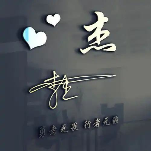  百家姓头像微信头像,十八款特效签名头像,已经设计好了