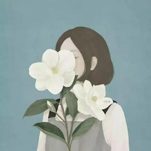 女人用的幸运花头像带字