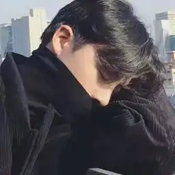 男生帅气侧脸500张头像