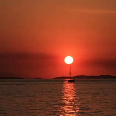  好看的风景头像,傍晚黄昏晚霞风景图片