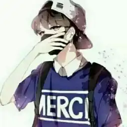 求张动漫男生的情侣头像,戴着一个星空的鸭舌帽,带着一个星空的口罩