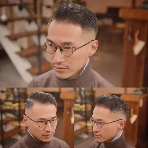  为什么我劝中老年男人剪短发别染发看素人对比图就全明白了