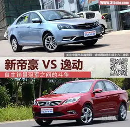  自主销量冠军之间的斗争新帝豪对比逸动