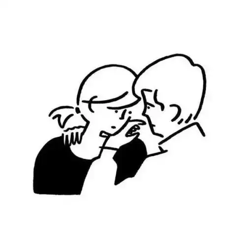  头像火遍抖音的简笔画