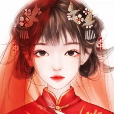  林弦唯美古风动漫女头君子可否陪我一生.