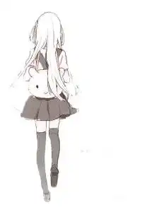 头像图片女生背影动漫头像