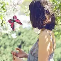 微信头像女唯美景色