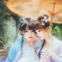闺蜜头像两人古风版一人一半qq头像