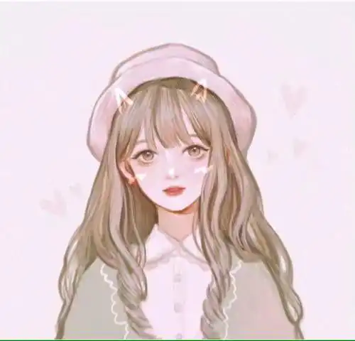  一组温柔又好看的手绘女生头像