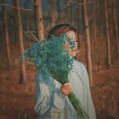 女生头像花朵唯美清新暧