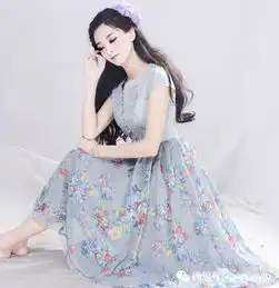  连衣裙带来清丽洒脱的美,诠释一种清新的少女情怀