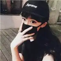  寒流来袭口罩女生头像好看的口罩女生