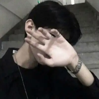 男生帅气侧脸500张头像