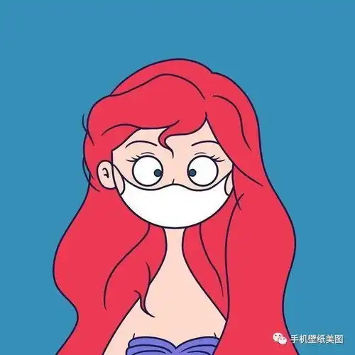  最近比较火的戴口罩头像大全