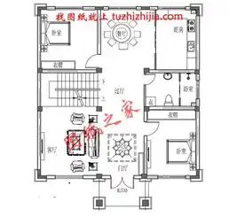  最好看的农村三层楼房设计图,占地113平米,小平米大格局