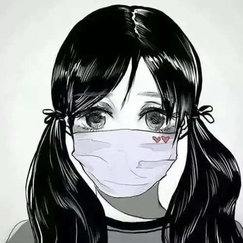 头像女高冷霸气真人戴口